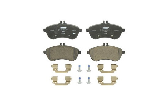 Brake Pad Set, disc brake PREMIER ECO FRICTION FDB4199 Ferodo