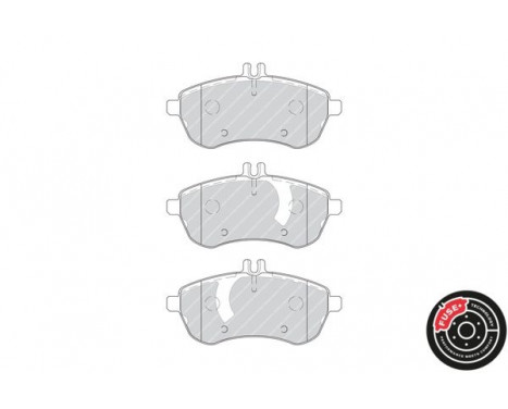 Brake Pad Set, disc brake PREMIER ECO FRICTION FDB4199 Ferodo, Image 4