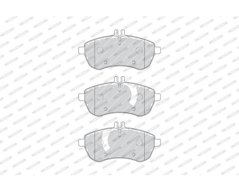 Brake Pad Set, disc brake PREMIER ECO FRICTION FDB4199 Ferodo, Image 6