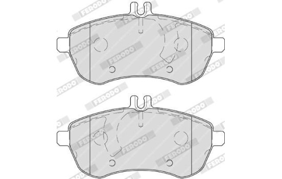 Brake Pad Set, disc brake PREMIER ECO FRICTION FDB4199 Ferodo, Image 7