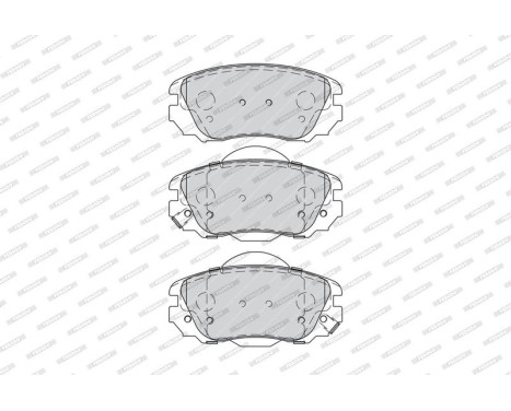 Brake Pad Set, disc brake PREMIER ECO FRICTION FDB4207 Ferodo, Image 3