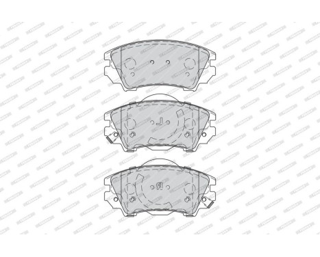Brake Pad Set, disc brake PREMIER ECO FRICTION FDB4208 Ferodo, Image 4