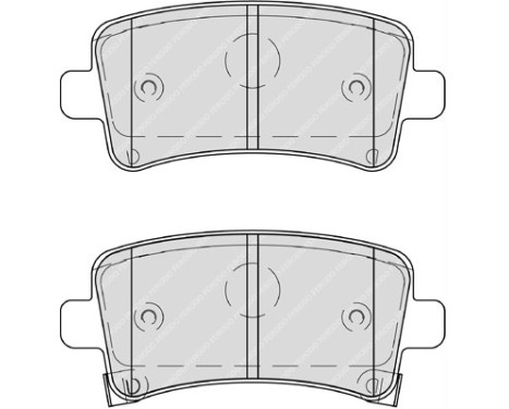 Brake Pad Set, disc brake PREMIER ECO FRICTION FDB4209 Ferodo, Image 2