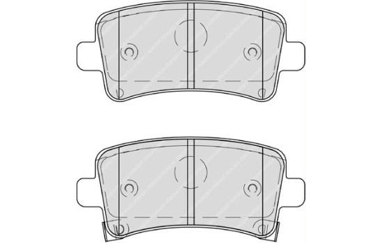Brake Pad Set, disc brake PREMIER ECO FRICTION FDB4209 Ferodo, Image 2