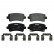 Brake Pad Set, disc brake PREMIER ECO FRICTION FDB4209 Ferodo