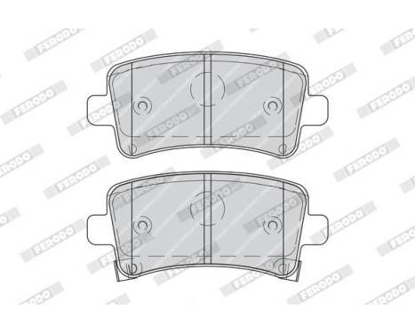Brake Pad Set, disc brake PREMIER ECO FRICTION FDB4209 Ferodo, Image 4
