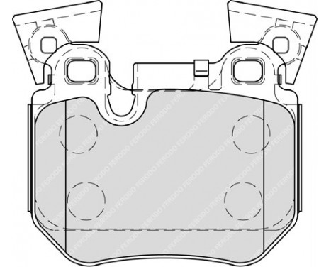 Brake Pad Set, disc brake PREMIER ECO FRICTION FDB4217 Ferodo, Image 2