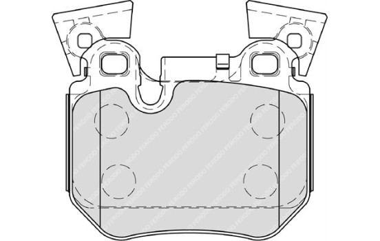 Brake Pad Set, disc brake PREMIER ECO FRICTION FDB4217 Ferodo, Image 2
