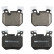 Brake Pad Set, disc brake PREMIER ECO FRICTION FDB4217 Ferodo