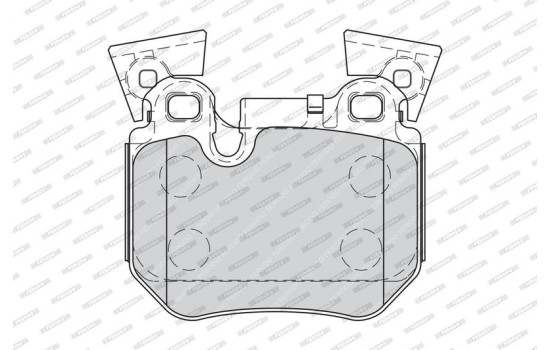 Brake Pad Set, disc brake PREMIER ECO FRICTION FDB4217 Ferodo, Image 4