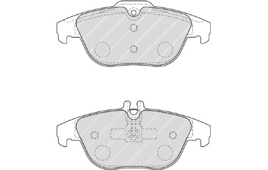 Brake Pad Set, disc brake PREMIER ECO FRICTION FDB4220 Ferodo, Image 2