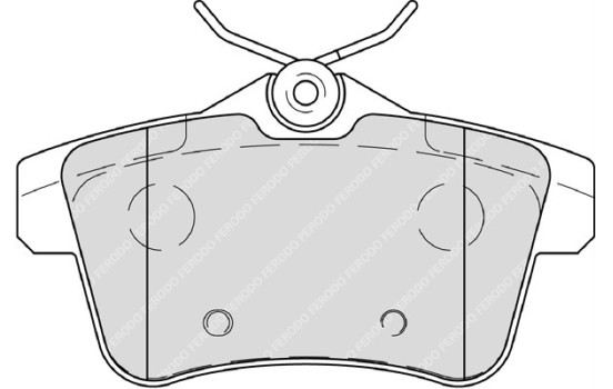 Brake Pad Set, disc brake PREMIER ECO FRICTION FDB4224 Ferodo, Image 2