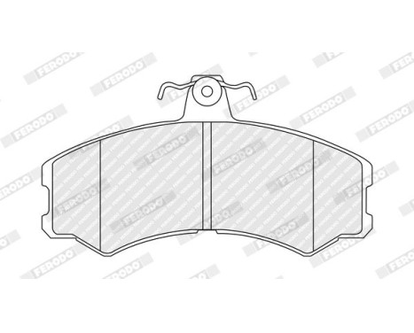 Brake Pad Set, disc brake PREMIER ECO FRICTION FDB4225 Ferodo, Image 2