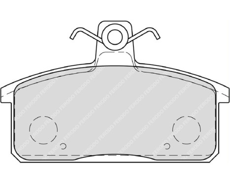 Brake Pad Set, disc brake PREMIER ECO FRICTION FDB4226 Ferodo, Image 2