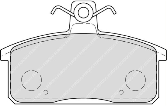 Brake Pad Set, disc brake PREMIER ECO FRICTION FDB4226 Ferodo, Image 2