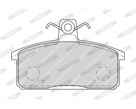 Brake Pad Set, disc brake PREMIER ECO FRICTION FDB4226 Ferodo, Image 4