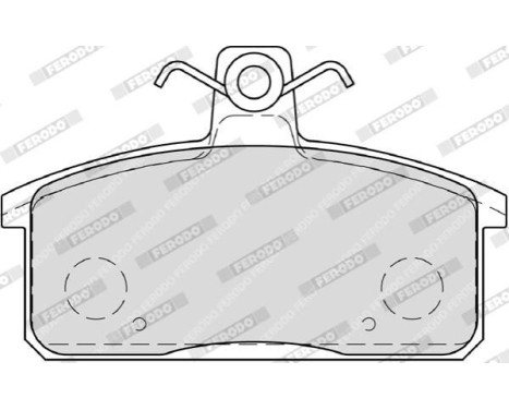 Brake Pad Set, disc brake PREMIER ECO FRICTION FDB4226 Ferodo, Image 5