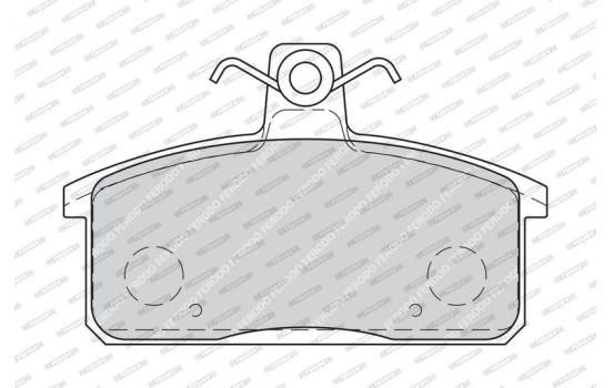 Brake Pad Set, disc brake PREMIER ECO FRICTION FDB4226 Ferodo, Image 4