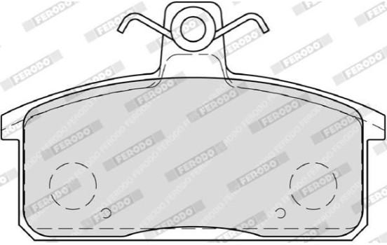 Brake Pad Set, disc brake PREMIER ECO FRICTION FDB4226 Ferodo, Image 5