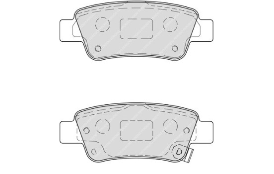 Brake Pad Set, disc brake PREMIER ECO FRICTION FDB4233 Ferodo, Image 2