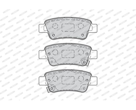 Brake Pad Set, disc brake PREMIER ECO FRICTION FDB4233 Ferodo, Image 4