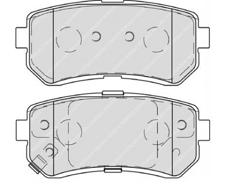 Brake Pad Set, disc brake PREMIER ECO FRICTION FDB4235 Ferodo, Image 2