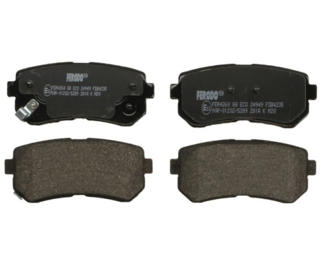 Brake Pad Set, disc brake PREMIER ECO FRICTION FDB4235 Ferodo