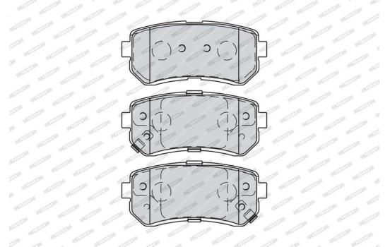 Brake Pad Set, disc brake PREMIER ECO FRICTION FDB4235 Ferodo, Image 4