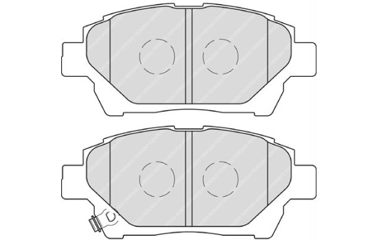 Brake Pad Set, disc brake PREMIER ECO FRICTION FDB4236 Ferodo, Image 2