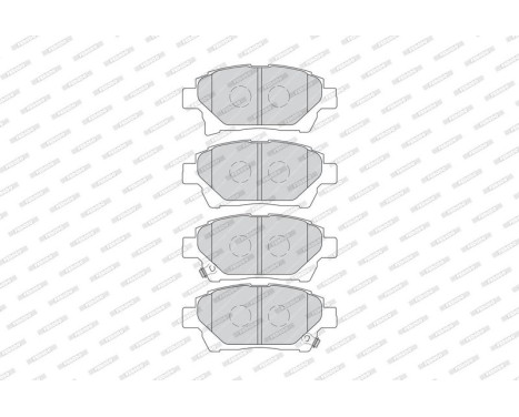 Brake Pad Set, disc brake PREMIER ECO FRICTION FDB4236 Ferodo, Image 4