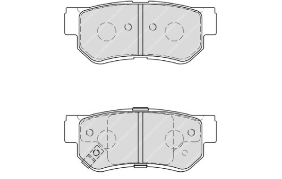 Brake Pad Set, disc brake PREMIER ECO FRICTION FDB4247 Ferodo, Image 2