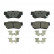 Brake Pad Set, disc brake PREMIER ECO FRICTION FDB4247 Ferodo