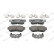 Brake Pad Set, disc brake PREMIER ECO FRICTION FDB4247 Ferodo, Thumbnail 4