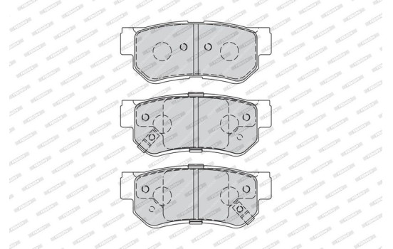 Brake Pad Set, disc brake PREMIER ECO FRICTION FDB4247 Ferodo, Image 4