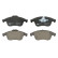 Brake Pad Set, disc brake PREMIER ECO FRICTION FDB4249 Ferodo