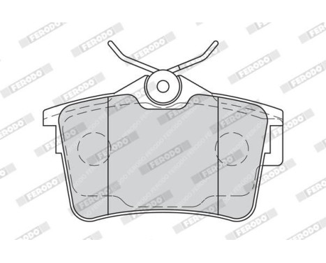 Brake Pad Set, disc brake PREMIER ECO FRICTION FDB4250 Ferodo, Image 3
