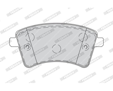 Brake Pad Set, disc brake PREMIER ECO FRICTION FDB4256 Ferodo, Image 4