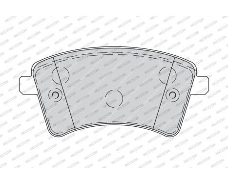 Brake Pad Set, disc brake PREMIER ECO FRICTION FDB4256 Ferodo, Image 4