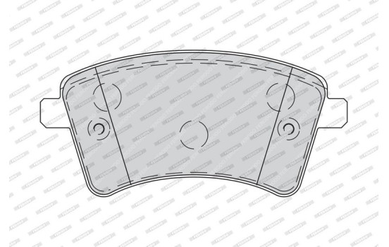 Brake Pad Set, disc brake PREMIER ECO FRICTION FDB4256 Ferodo, Image 4