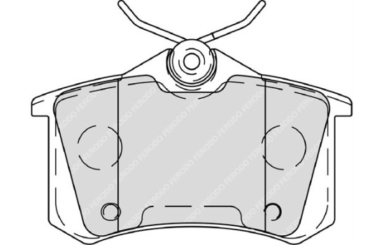 Brake Pad Set, disc brake PREMIER ECO FRICTION FDB4260 Ferodo, Image 2