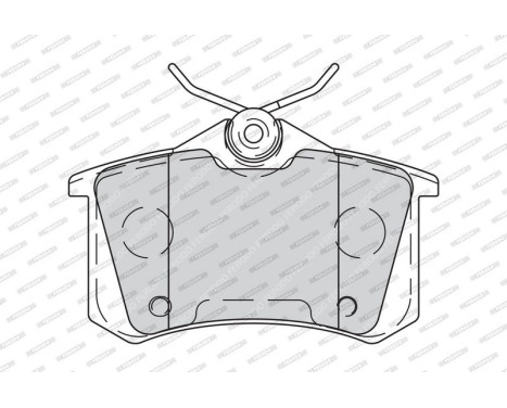 Brake Pad Set, disc brake PREMIER ECO FRICTION FDB4260 Ferodo, Image 4