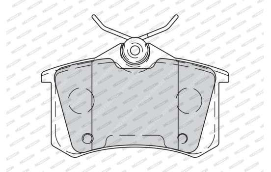 Brake Pad Set, disc brake PREMIER ECO FRICTION FDB4260 Ferodo, Image 4