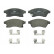 Brake Pad Set, disc brake PREMIER ECO FRICTION FDB4262 Ferodo