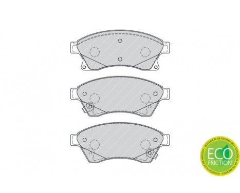 Brake Pad Set, disc brake PREMIER ECO FRICTION FDB4262 Ferodo, Image 3