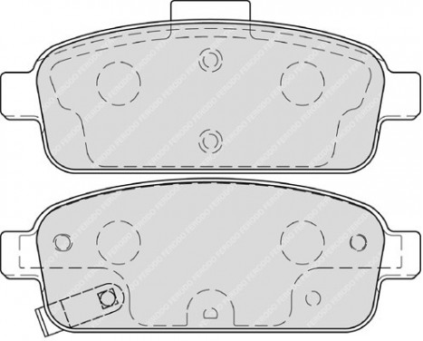 Brake Pad Set, disc brake PREMIER ECO FRICTION FDB4265 Ferodo, Image 2