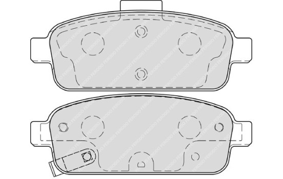 Brake Pad Set, disc brake PREMIER ECO FRICTION FDB4265 Ferodo, Image 2