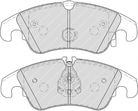 Brake Pad Set, disc brake PREMIER ECO FRICTION FDB4268 Ferodo, Image 2