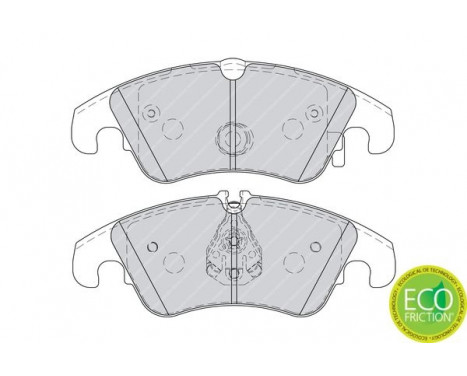 Brake Pad Set, disc brake PREMIER ECO FRICTION FDB4268 Ferodo, Image 4