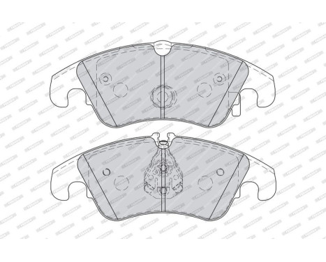 Brake Pad Set, disc brake PREMIER ECO FRICTION FDB4268 Ferodo, Image 4