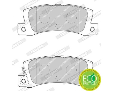 Brake Pad Set, disc brake PREMIER ECO FRICTION FDB4274 Ferodo, Image 4